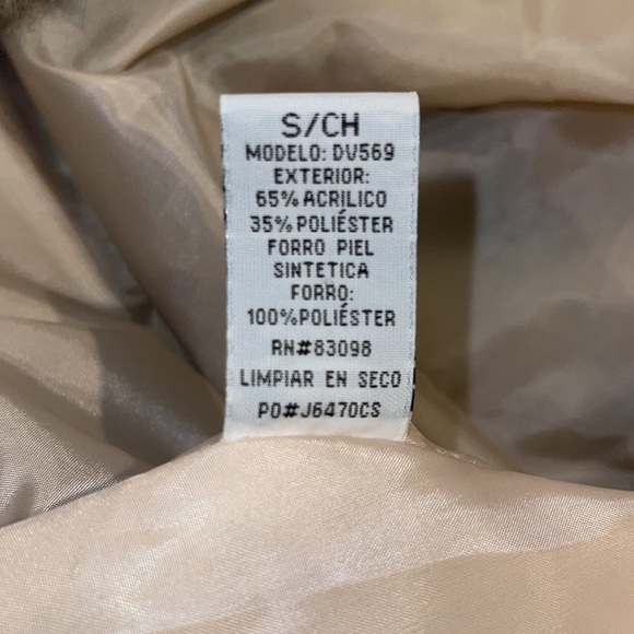 #4 Ci Sono Faux Fur Vest Size Small - Picture 12 of 12